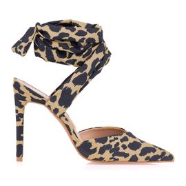 Slingback Salto Alto Summer Leo Bege
