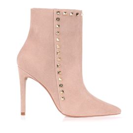 Bota Salto Alto Shammy Areia