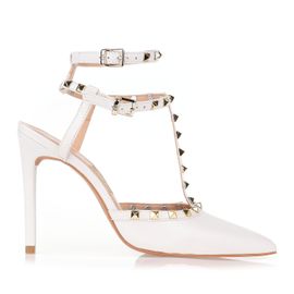 Slingback Salto Alto New Couro Ice
