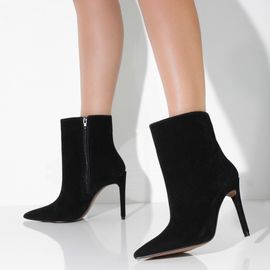 Bota Salto Alto Shammy Preta
