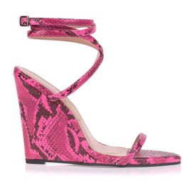 Anabela Salto Alto Anaconda Pink