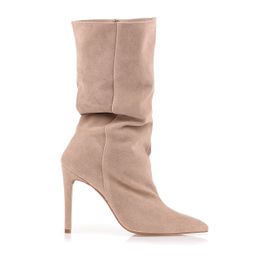 Bota Salto Alto Shammy Areia
