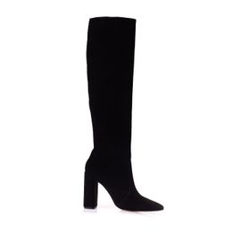 Bota Salto Alto Shammy Preta
