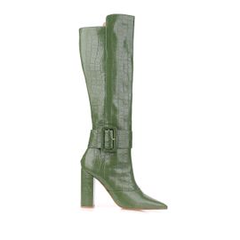 Bota Salto Alto Croco Foresta