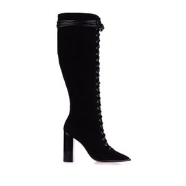 Bota Salto Alto Shammy Preta