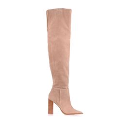Bota Salto Alto Shammy Areia