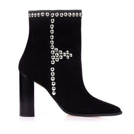 Bota Salto Alto Shammy Preta