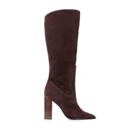 Bota Salto Alto Shammy Brown