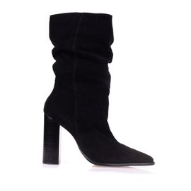 Bota Salto Alto Shammy Preta