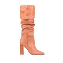 Bota Salto Alto Atanado Caramel