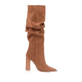 Bota Salto Alto Shammy Caramel