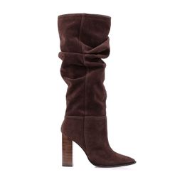 Bota Salto Alto Shammy Brown
