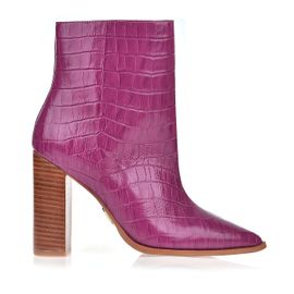 Bota Salto Alto Croco Grape