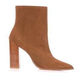 Bota Salto Alto Shammy Caramel