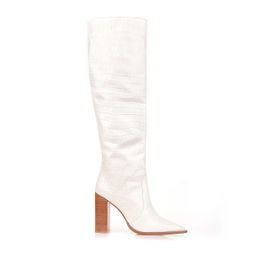 Bota Salto Alto Croco Ice