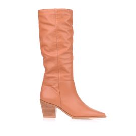 Bota Salto Médio Atanado Caramel
