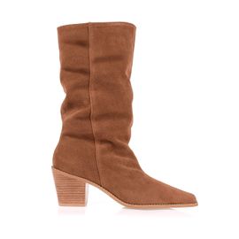 Bota Salto Médio Shammy Caramel