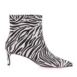 Bota Salto Médio Fur Zebra