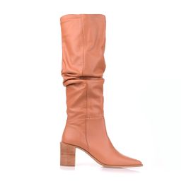 Bota Salto Médio Atanado Caramel