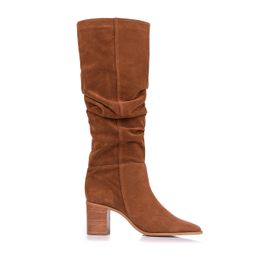 Bota Salto Médio Shammy Caramel