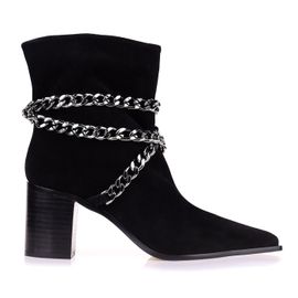 Bota Salto Médio Shammy Preta
