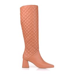 Bota Salto Médio Atanado Caramel