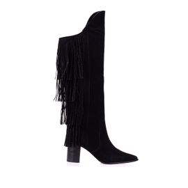 Bota Salto Médio Shammy Preta
