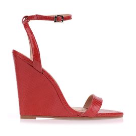 Anabela Salto Alto New Snake Coral