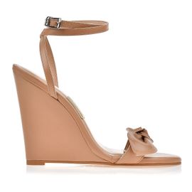 Anabela Salto Alto Paris Pele