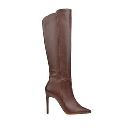 Bota Salto Alto Atanado Coffee