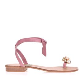 Flat Couro Old Rose