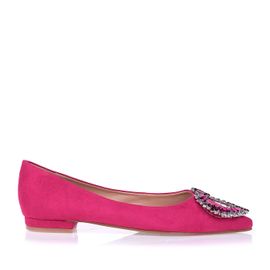 Sapatilha Camurça Fucsia