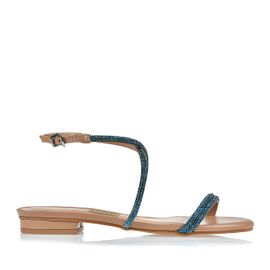 Flat Salto Baixo Infinity Blue