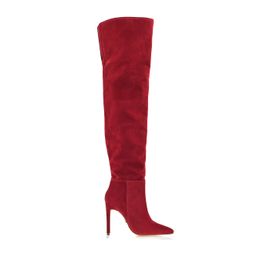 Bota Salto Alto Shammy Burgundy