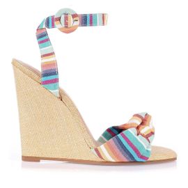 Anabela Salto Alto Multi Color