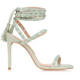 Sandália Salto Alto New Prada Mint