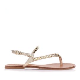 Rasteira Mini Relax Metal Gold