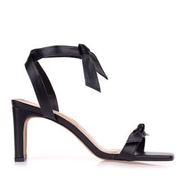 Sandália Salto Médio Square Lace-up