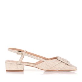 Flat Slingback Square Buckle