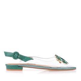 Flat Salto Baixo Vinil Cristal