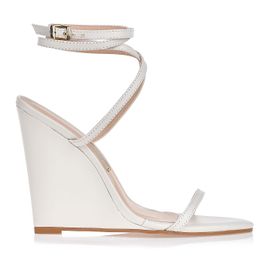 Anabela Salto Alto New Couro Ice