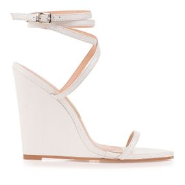 Anabela Salto Alto New Snake Ice