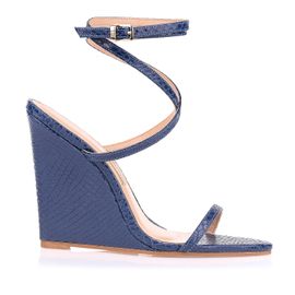 Anabela Salto Alto New Snake Safira