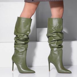 Bota Salto Alto Crimp