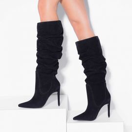 Bota Salto Alto Shammy Preto