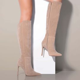Bota Salto Alto Cano Alto Basic