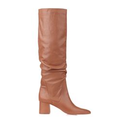 Bota Salto Bloco Baixo Cano Longo Crimp