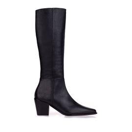 Bota New Western Salto Baixo Cano Longo