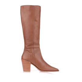 Bota Salto Médio Atanado Caramelo