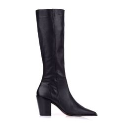 Bota Salto Médio Atanado Preto